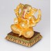 Ganesha Idol (Gold Forming, Pure  999 Silver)